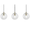 AFX Lighting Afx Lighting Palla Light Antique Brass Multi-Light Pendant with Globe Shade PLAP07MBLBLNR3