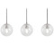 AFX Lighting Afx Lighting Palla Satin Nickel Multi-Light Pendant with Globe Shade PLAP07MBSNLNR3
