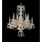 Crystorama Lighting Crystal Chandelier in Polished Brass Finish 5080-PB-CL-MWP