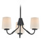 Maxim Lighting Maxim Lighting Durham Black Mini-Chandelier 12695WTBK