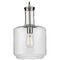 Progress Lighting Progress Lighting Latrobe Brushed Nickel Mini-Pendant Light with Cylindrical Shade P500230-009