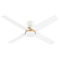 Cyan Design Cyan Design Santa Ana Studio White and Aged Brass LED Ceiling Fan with Light 11983