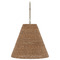 Visual Comfort Signature Collection Goodman Antique Nickel Toast Medium Hanging Light TOB5091AN-TST