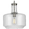 Progress Lighting Progress Lighting Latrobe Brushed Nickel Pendant Light with Drum Shade P500231-009