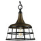 Progress Lighting Progress Lighting Bastille Aged Brass & Black Pendant Light P500236-161