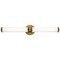 Kichler Lighting Indeco Natural Brass LED Vertical Bathroom Light ...