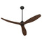 Cyan Design Cyan Design Born Black and Walnut Ceiling Fan Without Light 11980