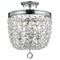 Crystorama Lighting Crystorama Lighting Archer Polished Chrome Semi-Flushmount Light 783-CH-CL-S