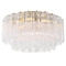 Crystorama Lighting Crystorama Lighting Addis Aged Brass Flushmount Light ADD-321-AG-CL