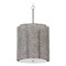 Cyan Design Cyan Design Bombora Brushed Grey Cane and Nickel Pendant Light with Scalloped Shade 11938