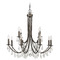 Crystorama Lighting Crystorama Lighting Bridgehampton Vibrant Bronze Crystal Chandelier 8829-VZ-CL-S