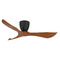 Maxim Lighting Maxim Lighting Keanu Black and Walnut Ceiling Fan Without Light 88753BKWN