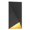 George Kovacs Lighting George Kovacs Peekaboo Sand Coal & Sand Gold Highlights LED Outdoor Wall Light P1620-764-L
