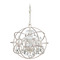 Crystorama Lighting Crystorama Lighting Solaris Olde Silver Crystal Chandelier 9025-OS-CL-S