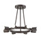 Crystorama Lighting Crystorama Lighting Dakota Charcoal Bronze Semi-Flushmount Light 9043-CZ