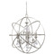 Crystorama Lighting Crystorama Lighting Solaris Olde Silver Crystal Chandelier 9219-OS-CL-SAQ
