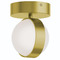 AFX Lighting Afx Lighting Verona Light Antique Brass LED Semi-Flushmount Light VRNF05LAJUDLB