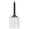 Progress Lighting Progress Lighting Kene Graphite Mini-Pendant Light with Cylindrical Shade P500103-143