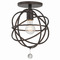 Crystorama Lighting Crystorama Lighting Solaris English Bronze Semi-Flushmount Light 9220-EB_CEILING