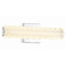 George Kovacs Lighting George Kovacs Razors Edge Chrome LED Bathroom Light P1021-077-L