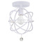 Crystorama Lighting Crystorama Lighting Solaris Wet White Semi-Flushmount Light 9220-WW_CEILING