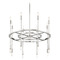Crystorama Lighting Crystorama Lighting Aries Polished Nickel Chandelier ARS-B4016-PN