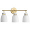Progress Lighting Progress Lighting Dalton 3-Light Silver Ridge Bath Vanity Light P300486-191