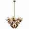 Kalco Lighting Kalco Lighting Spat Pearlized Antique Brass LED Chandelier 523356PAB
