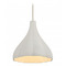 George Kovacs Lighting George Kovacs Sima Burnished Nickel Pendant Light with Scalloped Shade P1888-084C