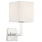 Crystorama Lighting Crystorama Lighting Chatham Polished Nickel Sconce CHA-491-PN