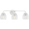 Progress Lighting Progress Lighting Point Dume 3-Light Weathered Brass Vanity Light P300490-197