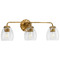 Progress Lighting Progress Lighting Point Dume 3-Light Painted Bronze Vanity Light P300490-204