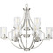 Progress Lighting Progress Lighting Lassiter Brushed Nickel Chandelier P400198-009