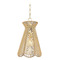 Mitzi by Hudson Valley Mitzi Kinsley Aged Brass Beaded Wall Sconce H755701-AGB