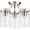 Progress Lighting Progress Lighting Lassiter Brushed Nickel Semi-Flushmount Light P350149-009