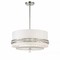 Metropolitan Lighting Sutton 4-Light Pendant in Polished Nickel by Metropolitan N7384-613