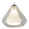 AFX Lighting Afx Lighting Armitage Satin Nickel LED Mini-Pendant Light with Conical Shade AGP500L30D1SNCC