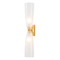 Hudson Valley Lighting Hudson Valley Lighting Ravenswood Vintage Gold Leaf LED Vertical Bathroom Light 2862-VGL
