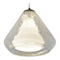 AFX Lighting Afx Lighting Armitage Satin Nickel LED Mini-Pendant Light with Conical Shade AGP500L40D1SNCC