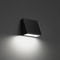 Modern Forms by WAC Lighting Modern Forms Flue Black LED Outdoor Wall Light WS-W36406-30-BK