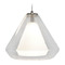 AFX Lighting Afx Lighting Armitage Satin Nickel LED Mini-Pendant Light with Conical Shade AGP500L40D1SNCL