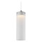 ET2 Lighting ET2 Highball Satin Nickel LED Mini-Pendant Light with Cylindrical Shade E21184-54SN