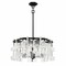 Metropolitan Lighting Painesdale 6-Light Pendant in Coal & Polished Nickel by Metropolitan N7545-729