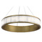 Modern Forms by WAC Lighting Modern Forms Coliseo Aged Brass LED Pendant Light with Drum Shade PD-72128-AB