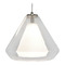 AFX Lighting Afx Lighting Armitage Satin Nickel LED Mini-Pendant Light with Conical Shade AGP500L40D2SNCL