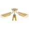 Progress Lighting Progress Lighting Dalton 2-Light Silver Ridge Semi-Flush Mount P350272-191