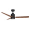 Maxim Lighting Maxim Lighting Falcon Black and Walnut LED Ceiling Fan with Light 88708BKWN