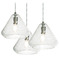 AFX Lighting Afx Lighting Armitage Satin Nickel Multi-Light Pendant with Conical Shade AGP10MBSNCCRND3
