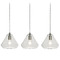 AFX Lighting Afx Lighting Armitage Satin Nickel Multi-Light Pendant with Conical Shade AGP10MBSNCLLNR3
