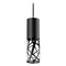AFX Lighting Afx Lighting Boon Black LED Mini-Pendant Light with Cylindrical Shade BONP0407L30D2BK
